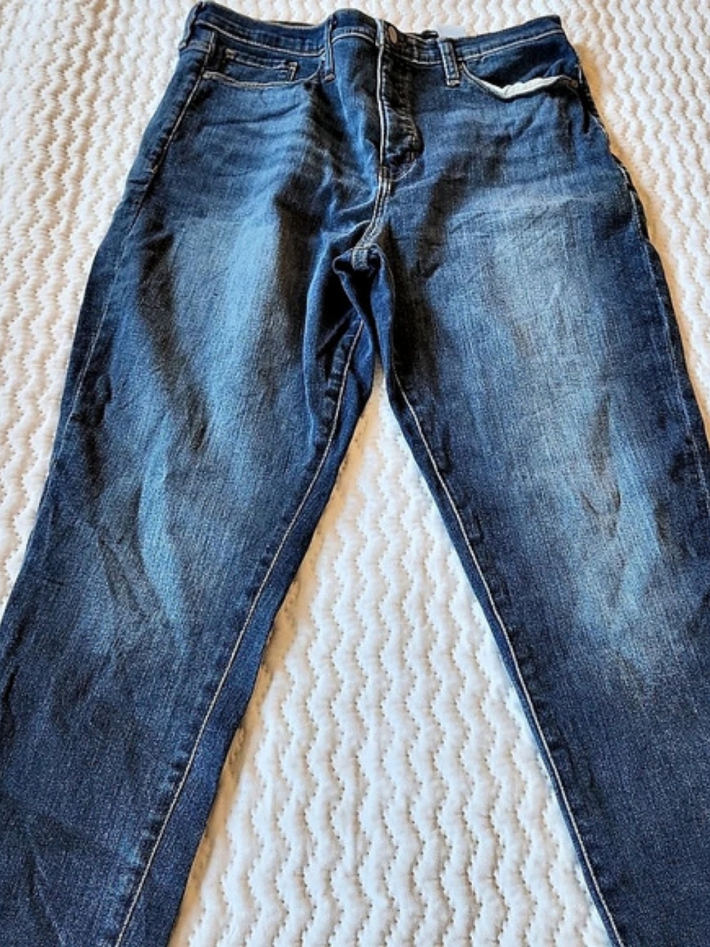 Banana Republic High-Rise Skinny Blue Jeans Waist 32